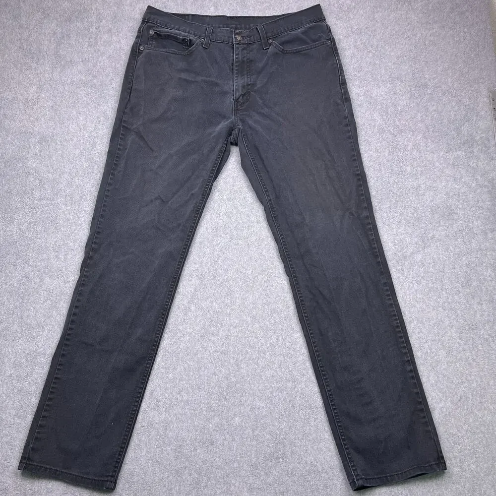 Levi's‎ 541 Tapered Jeans Mens 34x34 (Fits 34x32) Black Denim